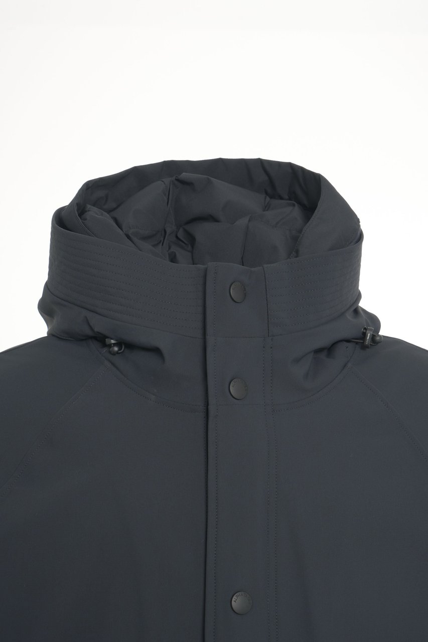 AlphaTauri Hooded Parka Zwart