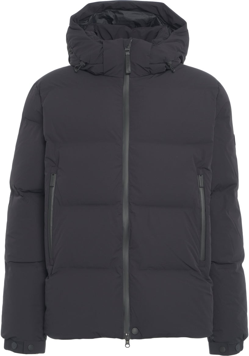 AlphaTauri Quilted down jacket Zwart