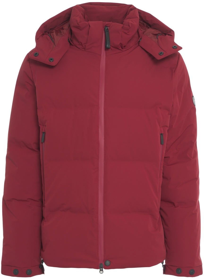 AlphaTauri Quilted down jacket Rood