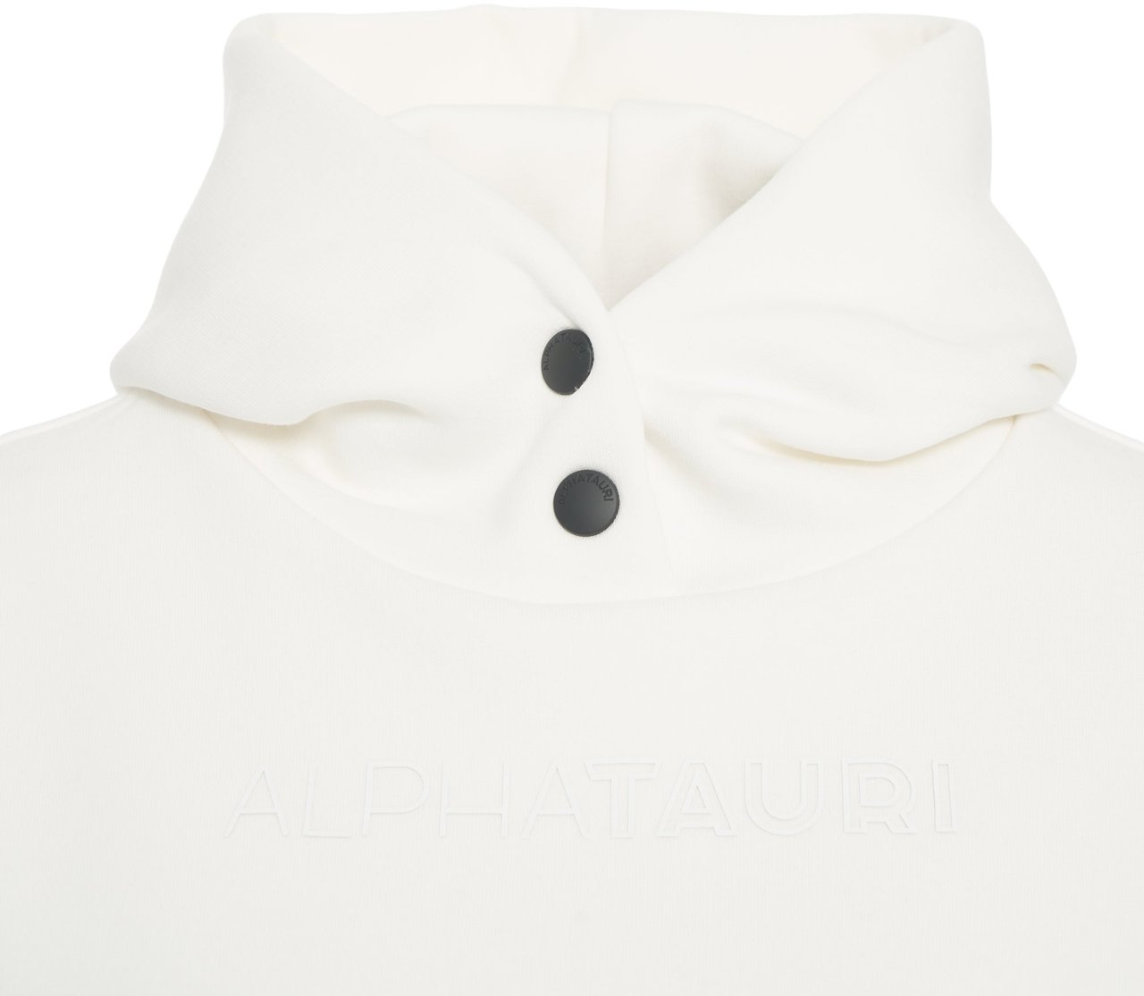 AlphaTauri Hoodie with logo lettering Wit