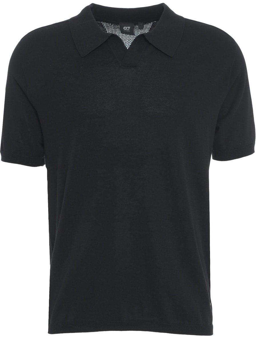 AlphaTauri Knitted polo shirt Zwart