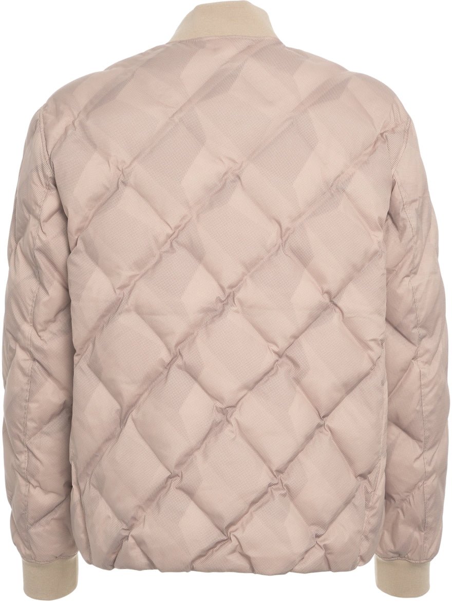 AlphaTauri Quilted bomber Beige