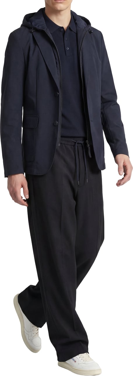 AlphaTauri Hooded blazer 'Oboss' Blauw