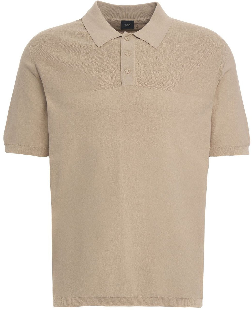 AlphaTauri Knit polo shirt Beige