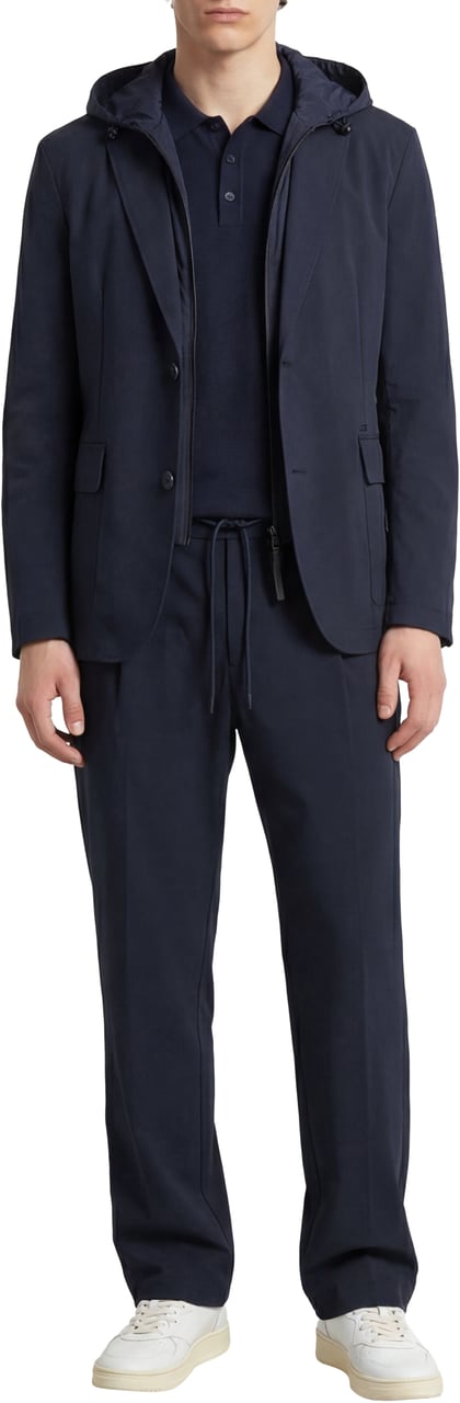 AlphaTauri Knit polo shirt Blauw