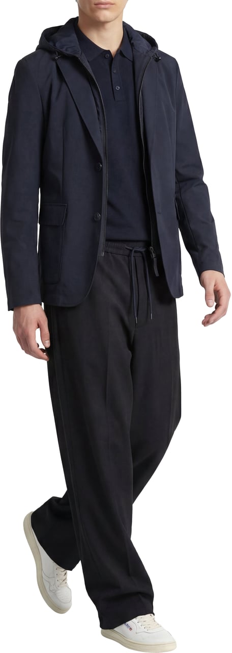 AlphaTauri Knit polo shirt Blauw