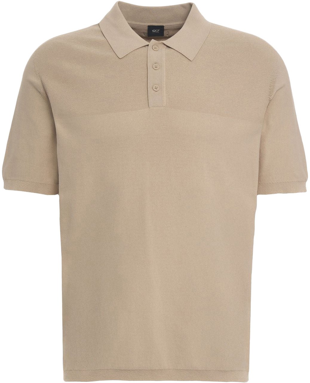 AlphaTauri Knit polo shirt Beige