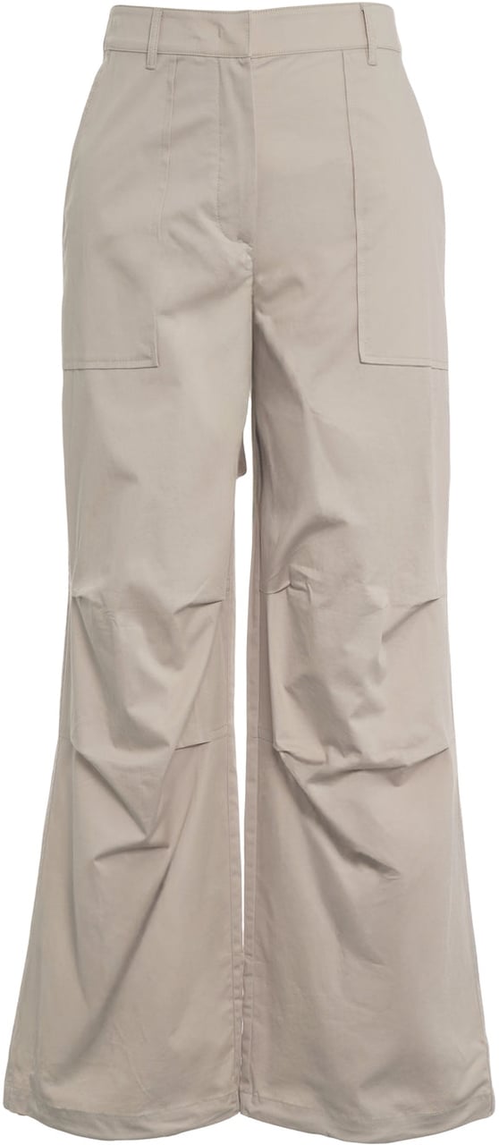 AlphaTauri Cotton blend pants Grijs