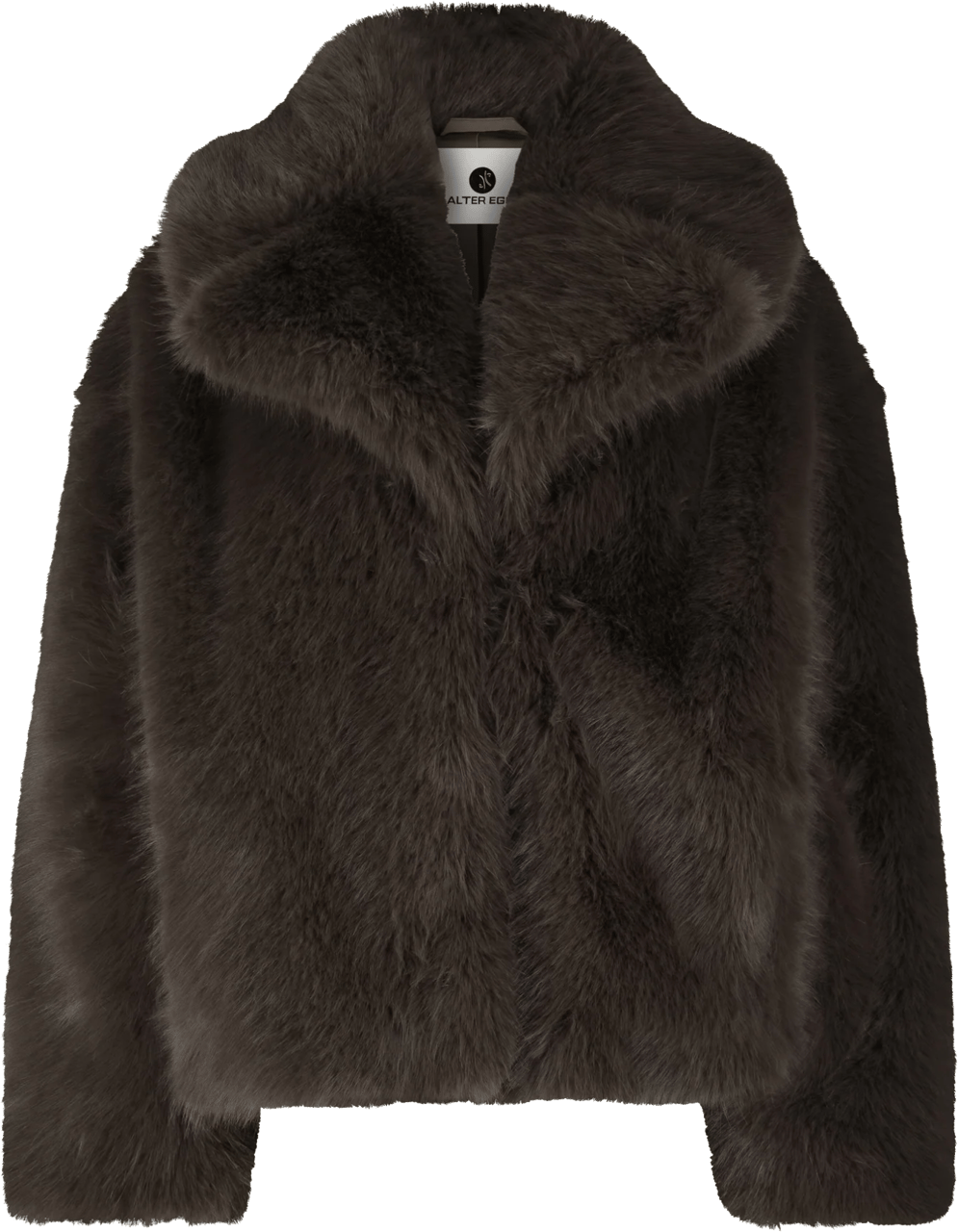 Alter Ego Novi Fake Fur Jacket Dark Brown Bruin