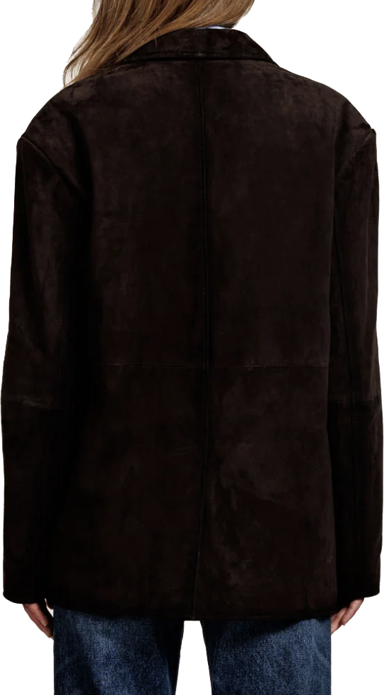 Alter Ego Jill Suede Jacket Coffee Bruin