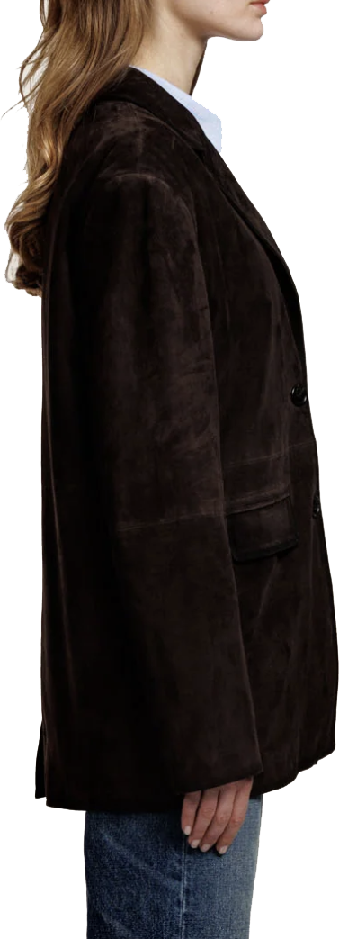 Alter Ego Jill Suede Jacket Coffee Bruin