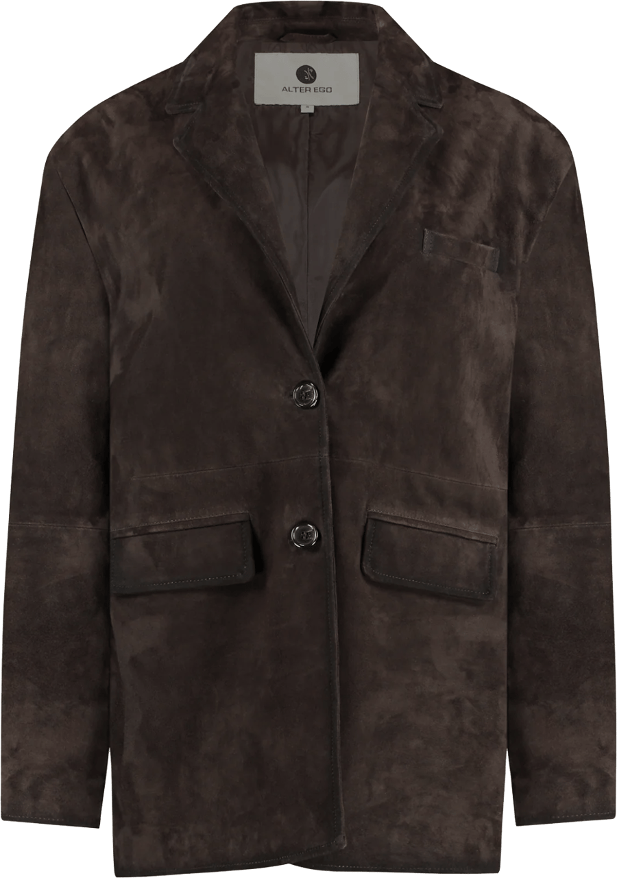 Alter Ego Jill Suede Jacket Coffee Bruin