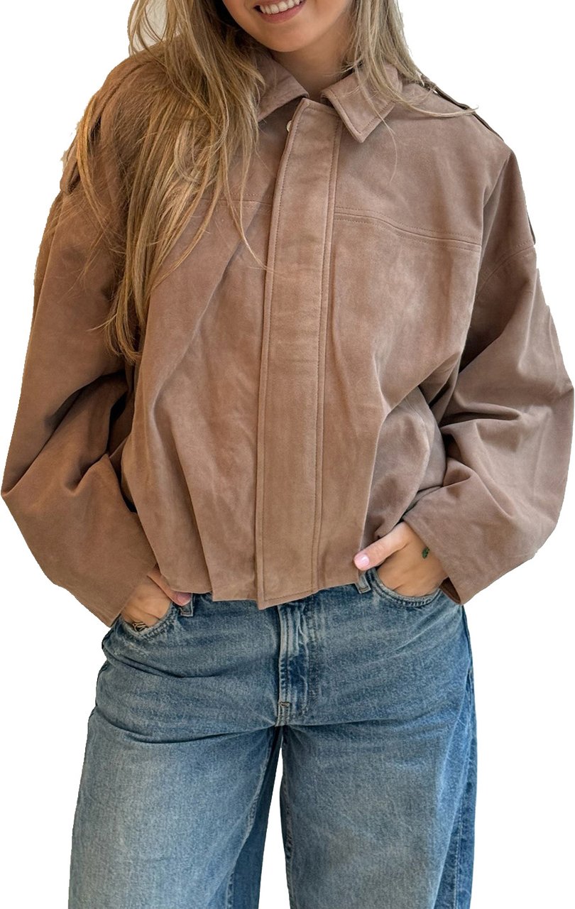Alter Ego Meghan Blouson Jacket Dark Sand Beige