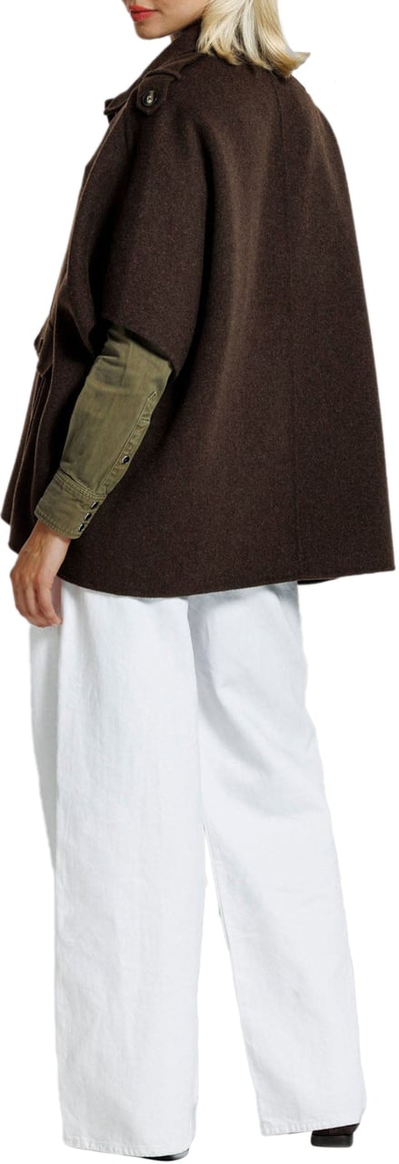 Alter Ego FRENKIE WOOL CAPE CHESTNUT Bruin