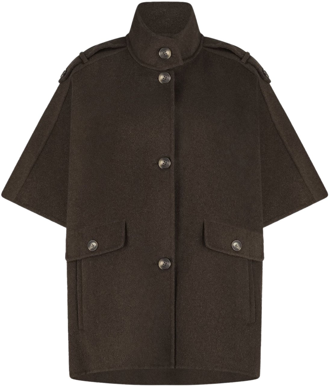 Alter Ego FRENKIE WOOL CAPE CHESTNUT Bruin