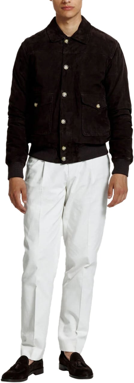 Alter Ego JOSEPH SUEDE DOWN JACKET COFFEE Bruin