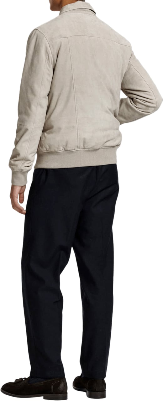 Alter Ego JOSEPH SUEDE DOWN JACKET TAUPE Taupe