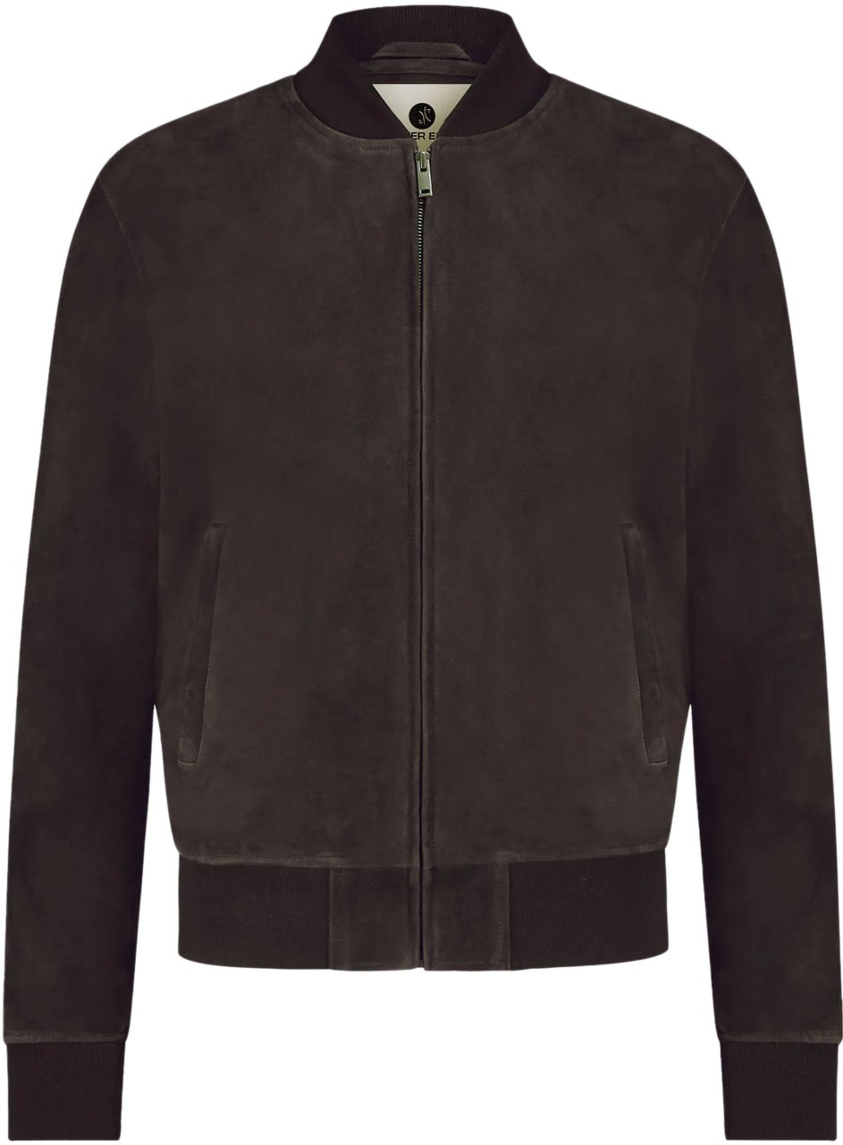 Alter Ego MICHAEL SUEDE BOMBER JACKET COFFEE Bruin