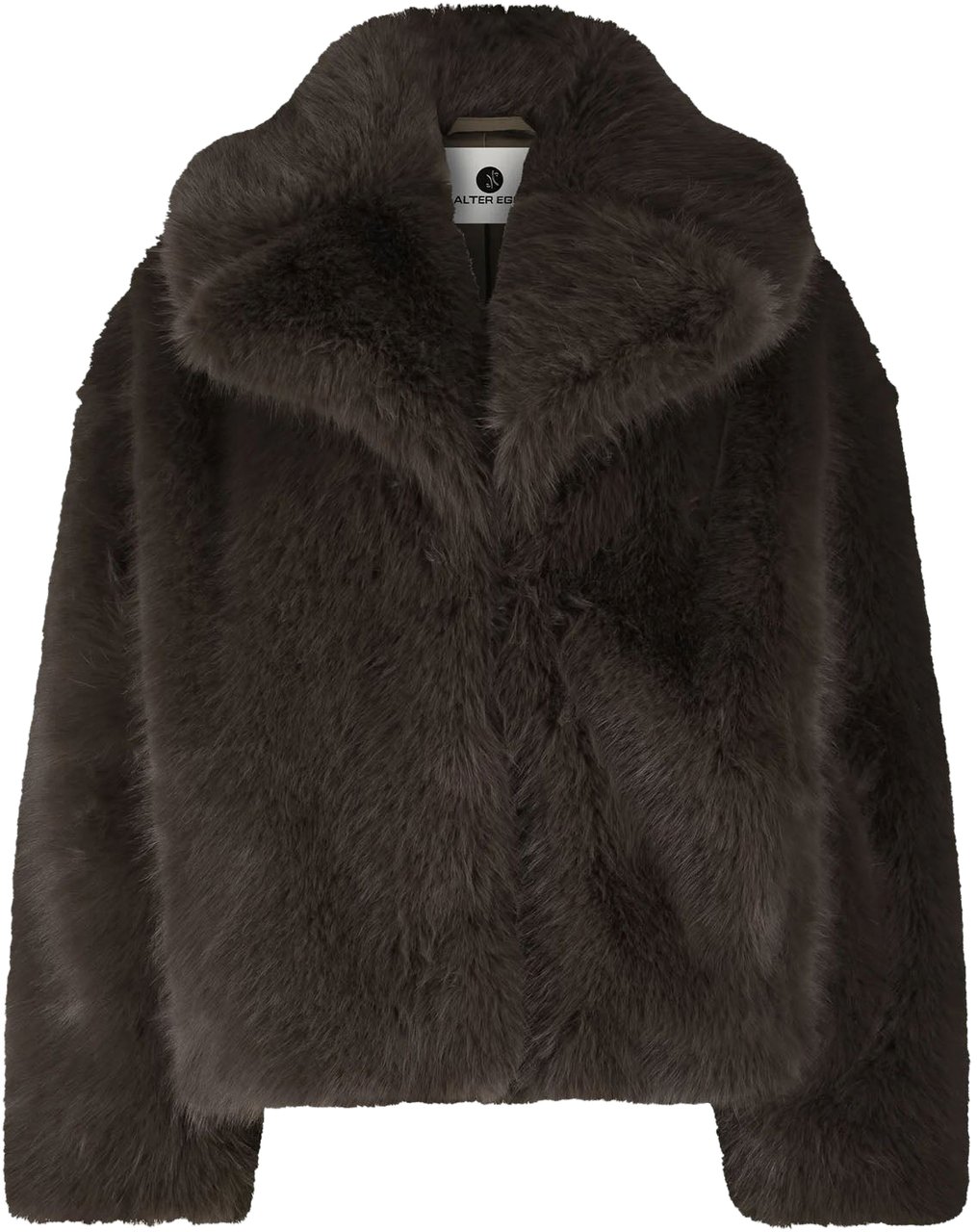 Alter Ego NOVI FAUX FUR JACKET DARK BROWN Bruin