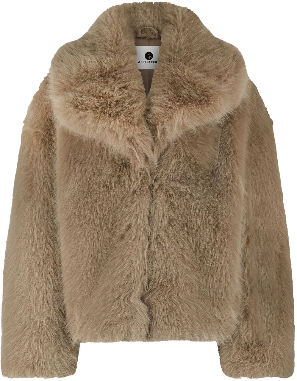 Alter Ego NOVI FAUX FUR JACKET TAUPE Taupe