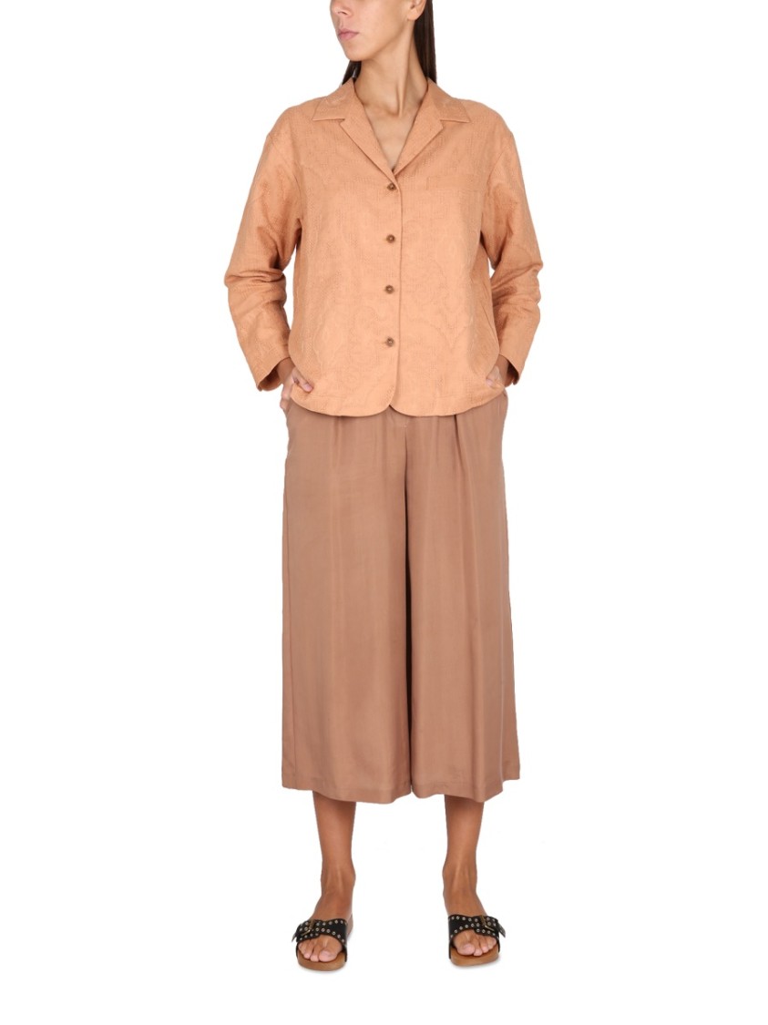 Alysi Ajoure' Jacket With Notched Lapels And Button Closure Bruin