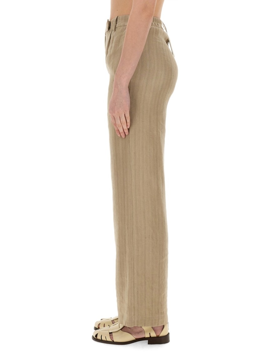Alysi Linen Pants Neutraal