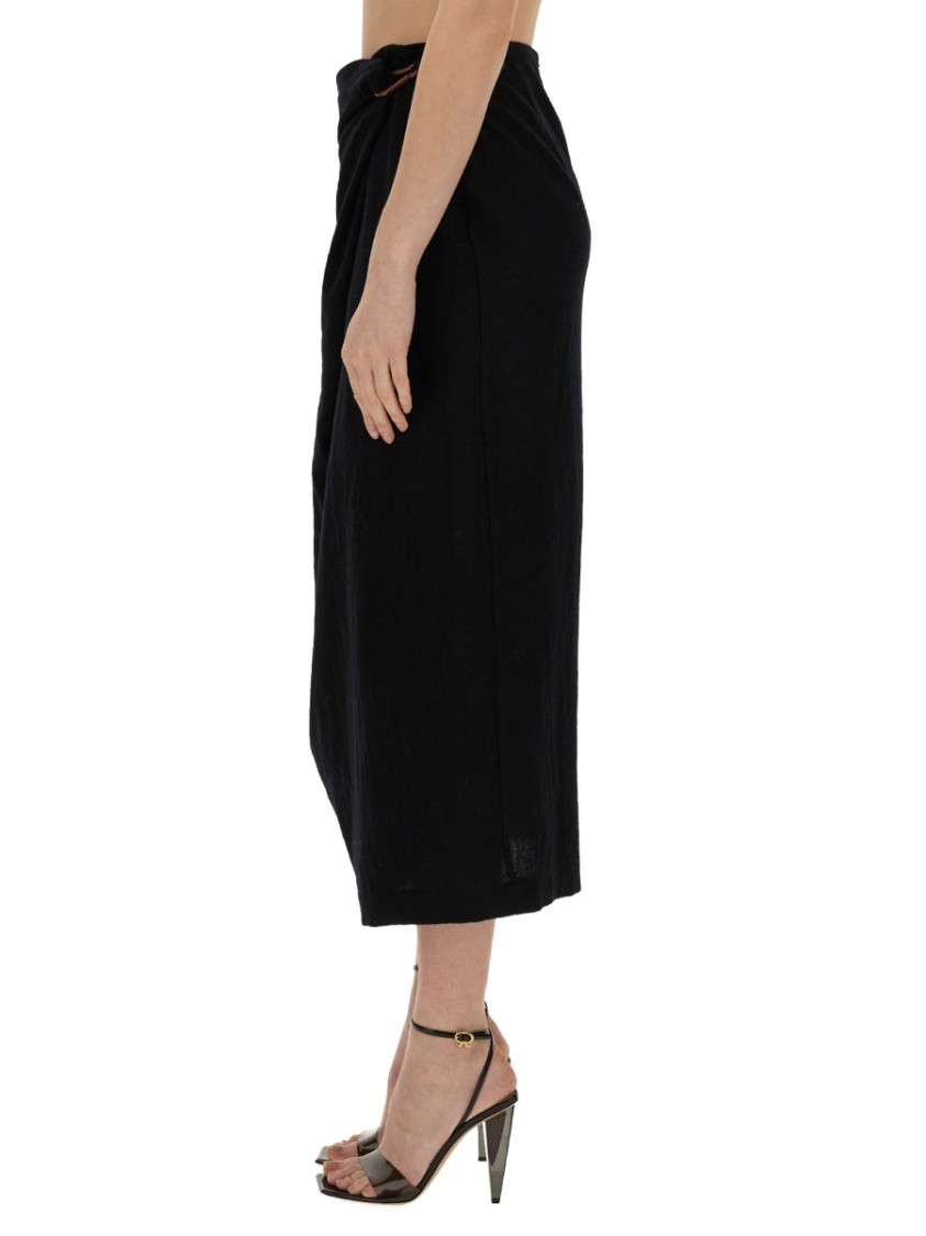 Alysi Skirt With Hook Zwart
