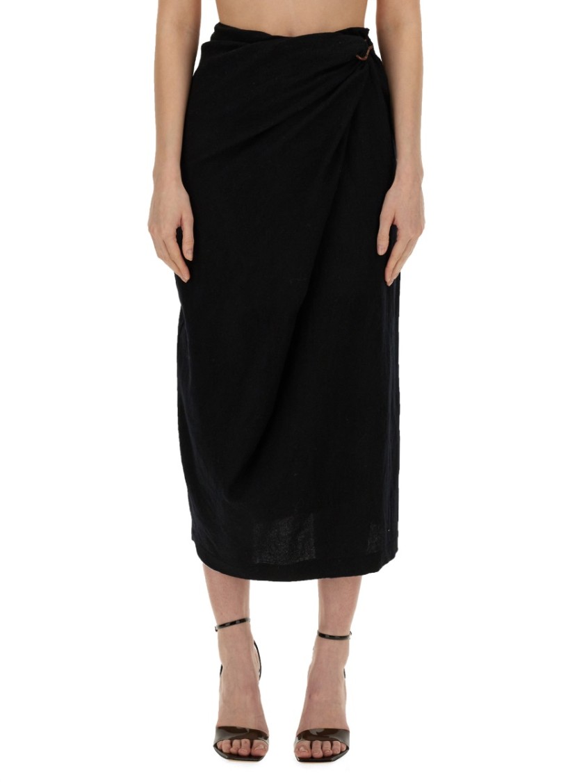 Alysi Skirt With Hook Zwart