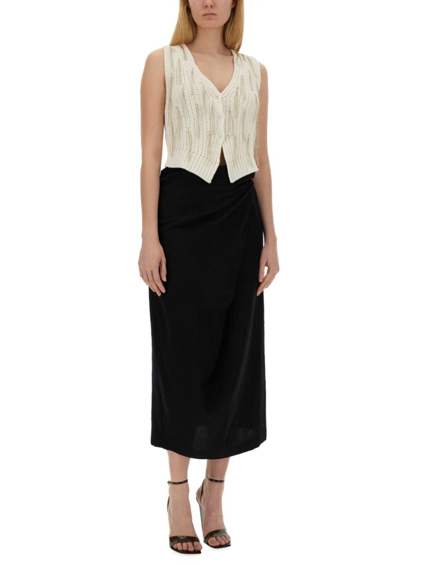 Alysi Skirt With Hook Zwart