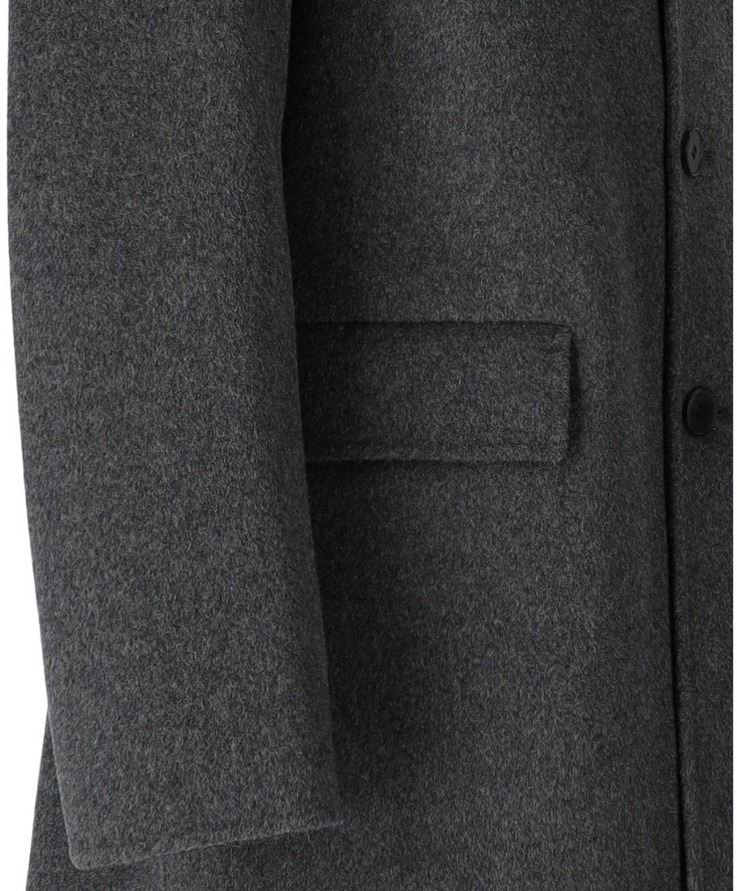 Amaranto AMARÁNTO GREY SINGLE-BREASTED COAT Grijs