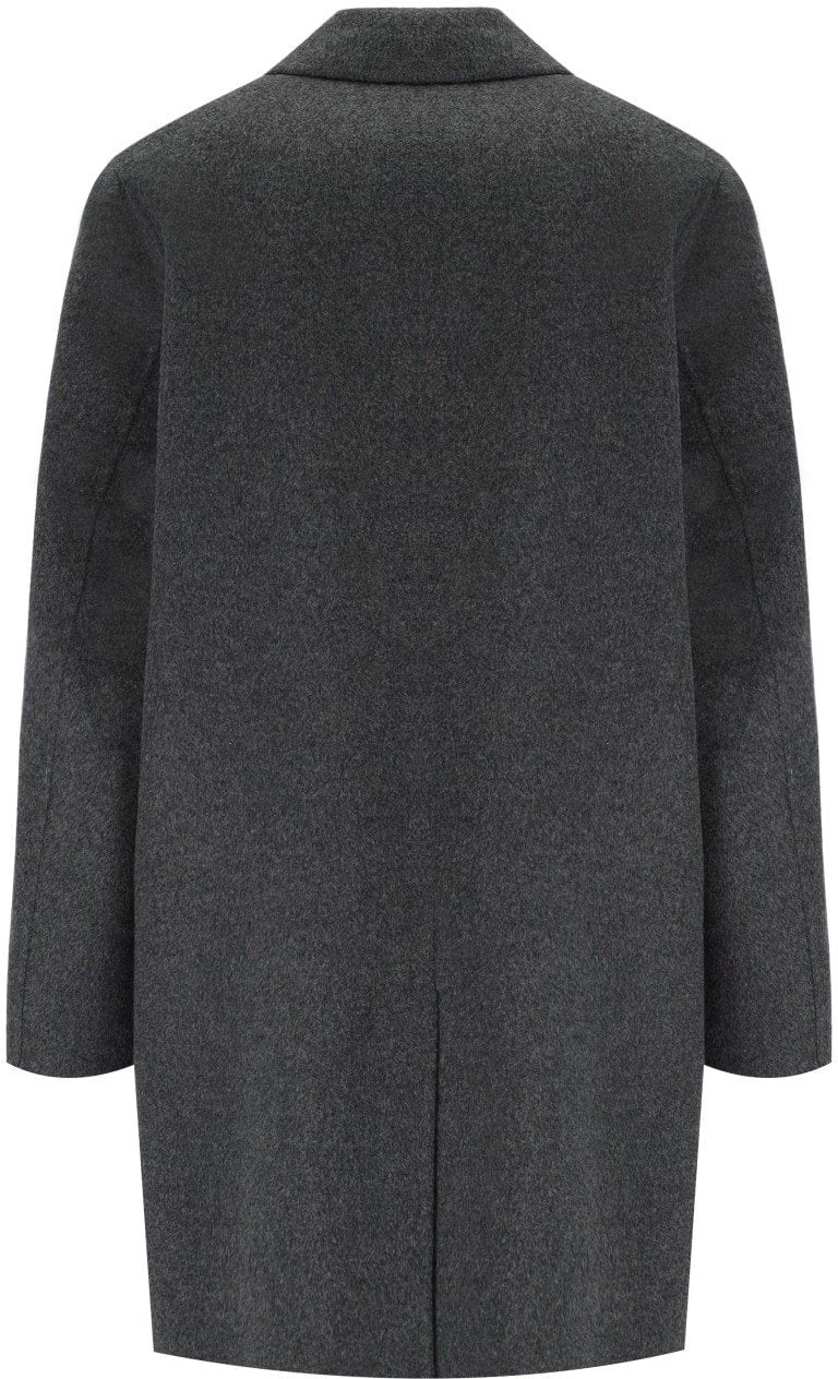 Amaranto AMARÁNTO GREY SINGLE-BREASTED COAT Grijs