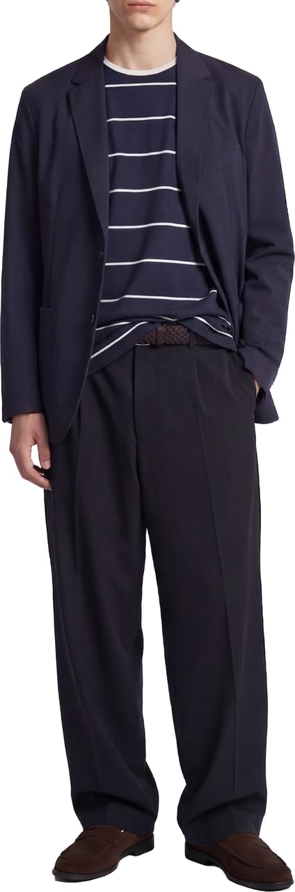 Amaranto Cotton chino pants Blauw