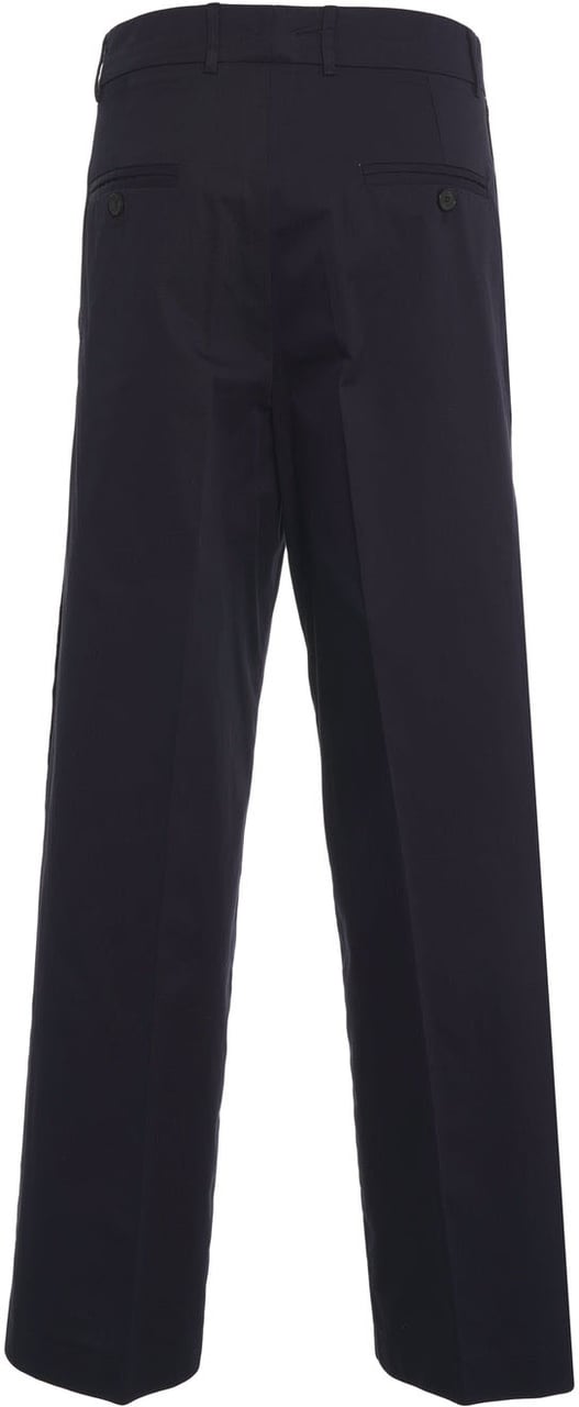 Amaranto Cotton chino pants Blauw