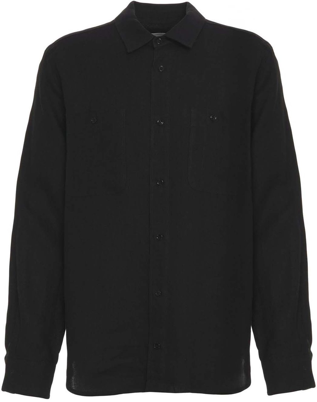 Amaranto Linen shirt Zwart