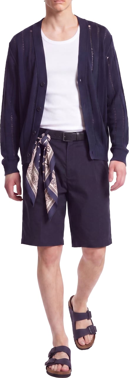 Amaranto Cotton shorts Blauw