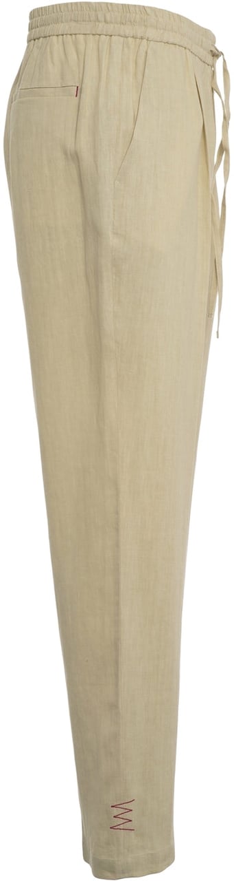 Amaranto Pleated pants Beige