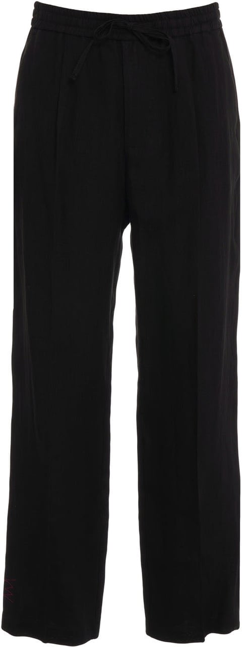Amaranto Pleated pants Zwart