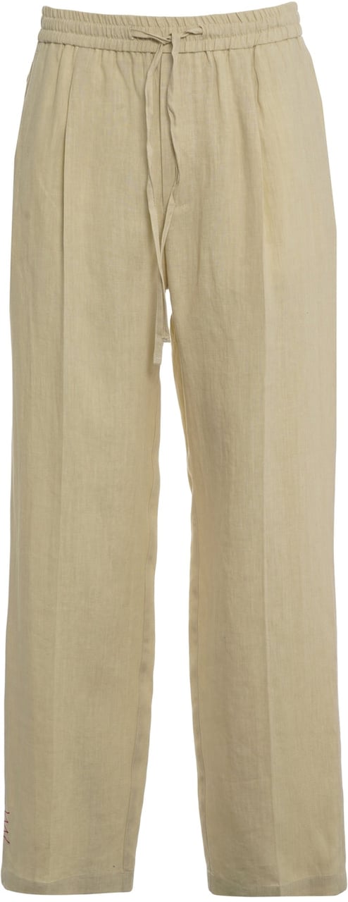 Amaranto Pleated pants Beige