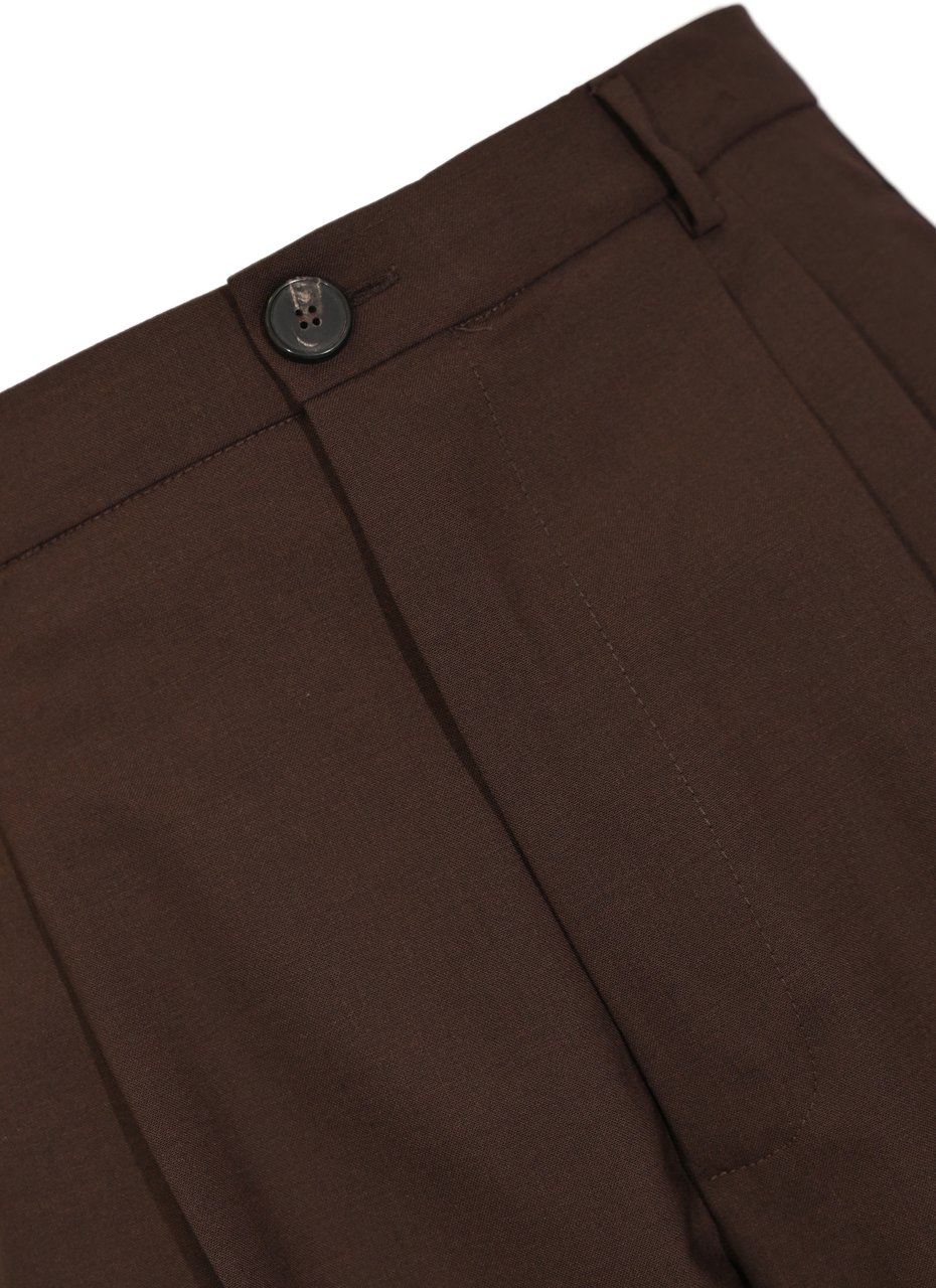 Amaranto Trousers Cioccolato Bruin