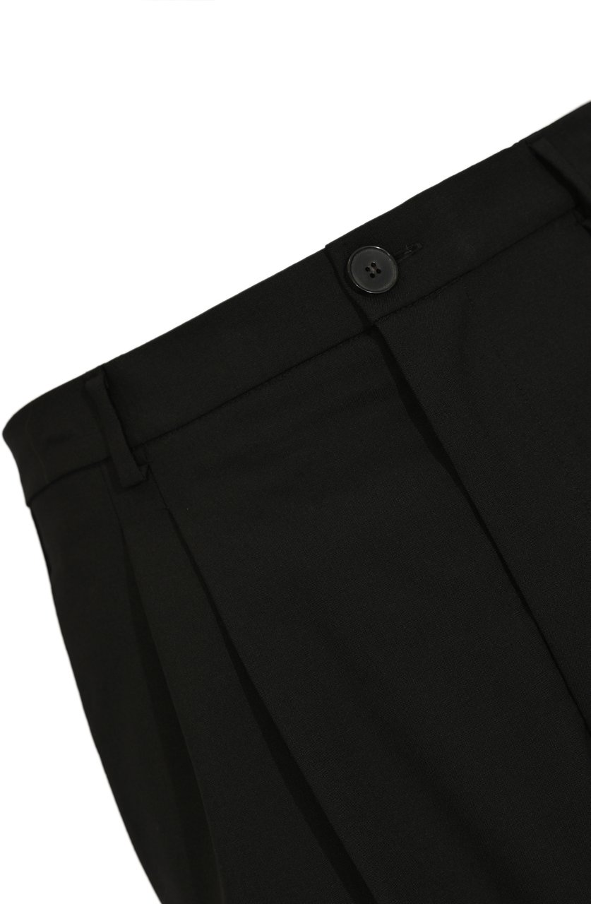 Amaranto Trousers Black Zwart