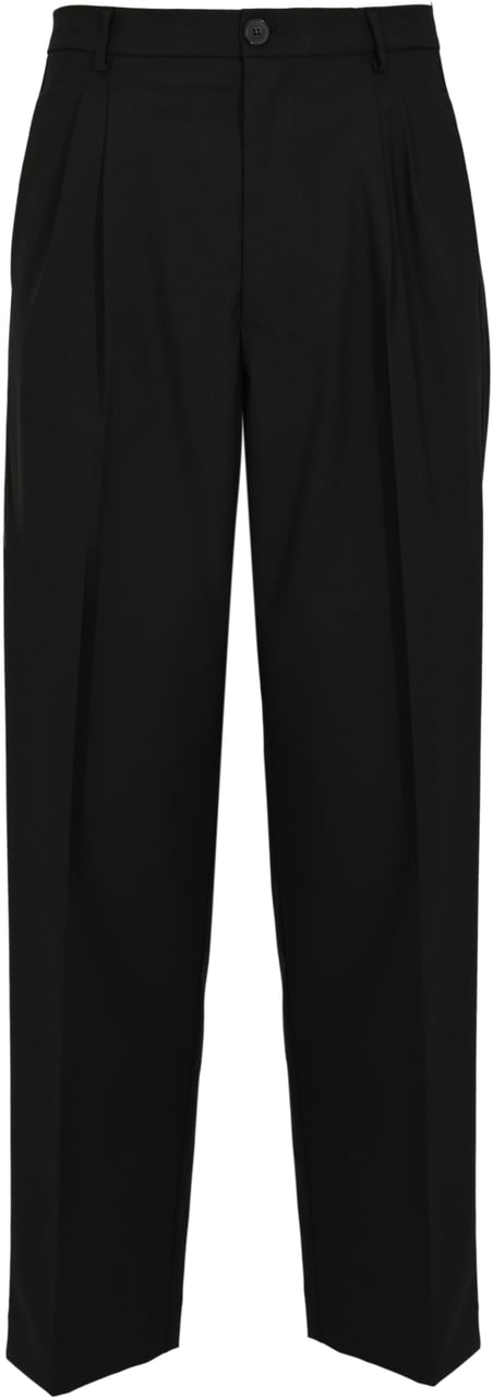 Amaranto Trousers Black Zwart