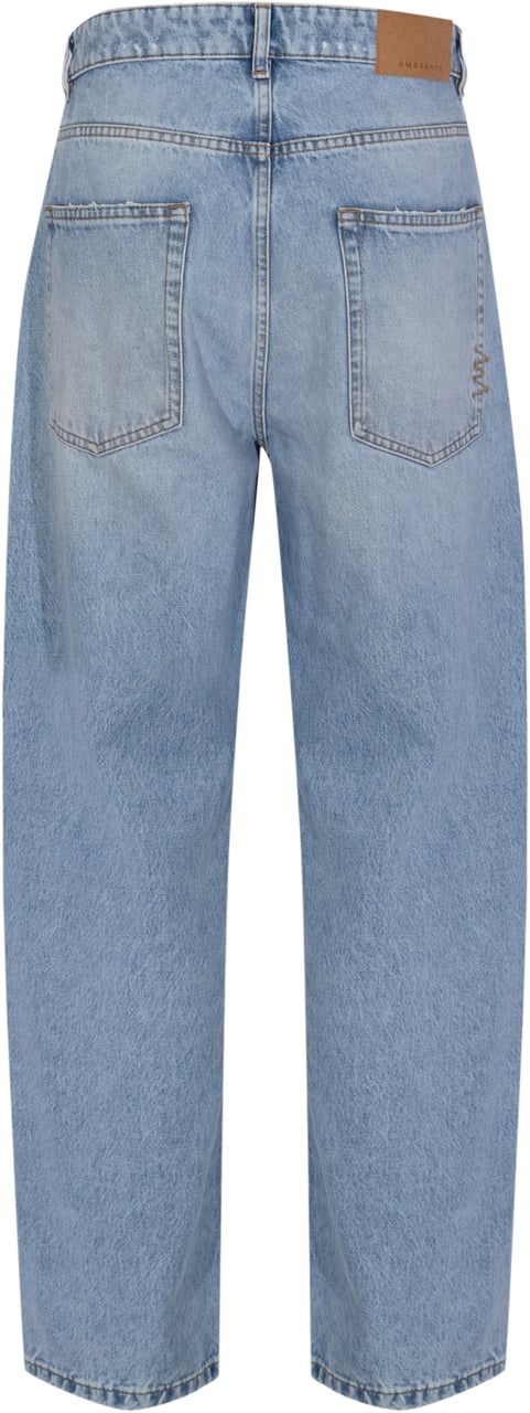 Amaranto Trousers Denim Blauw