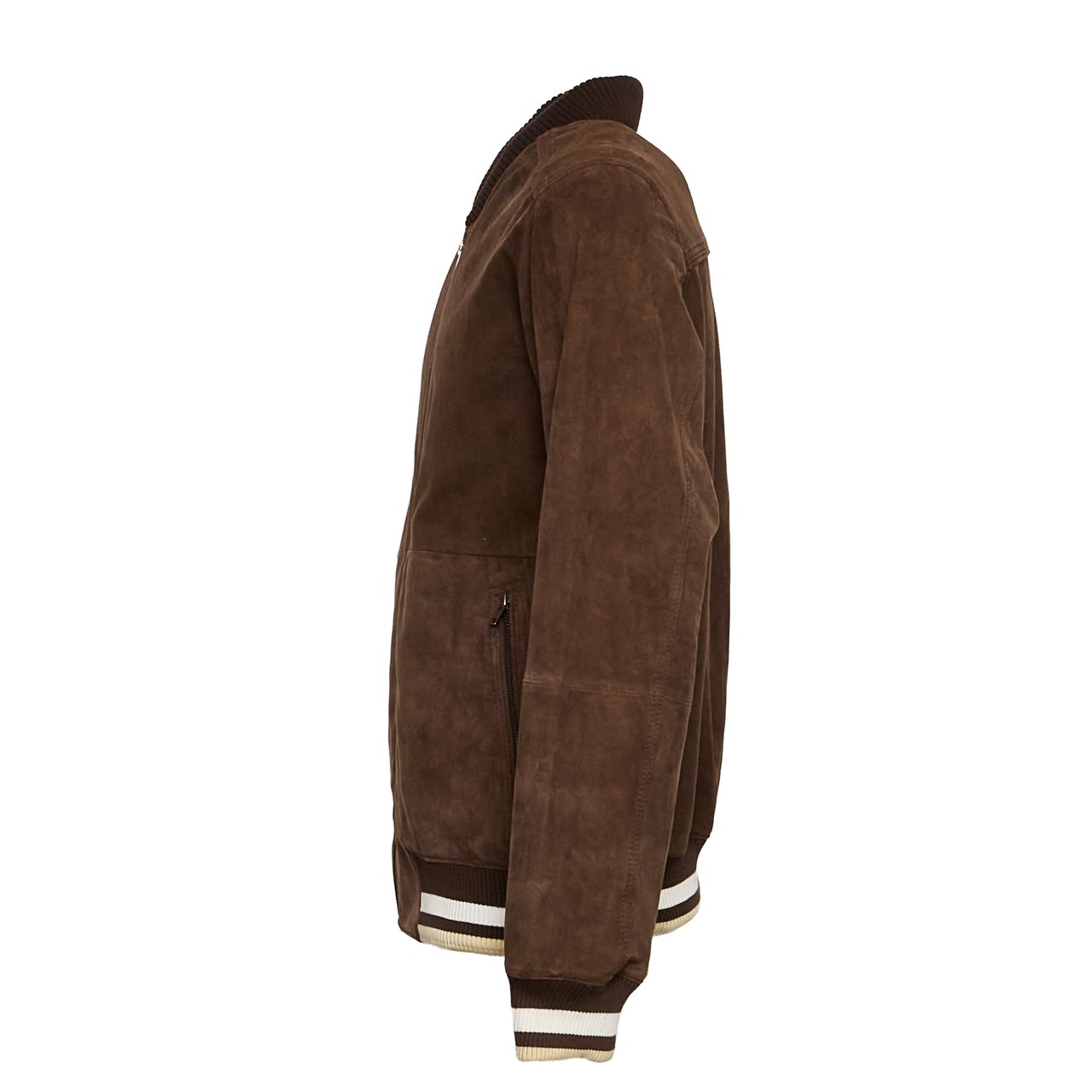 Amaranto Valstarino Suede Bomber Jacket Zwart