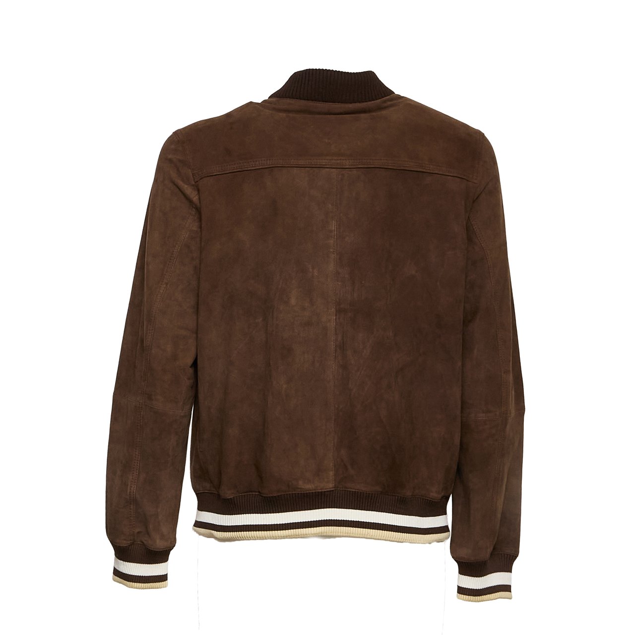 Amaranto Valstarino Suede Bomber Jacket Zwart
