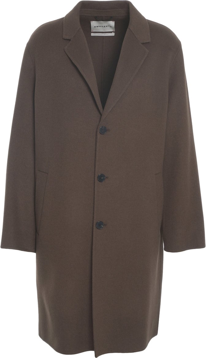 Amaranto Wool-cashmere blend coat Bruin