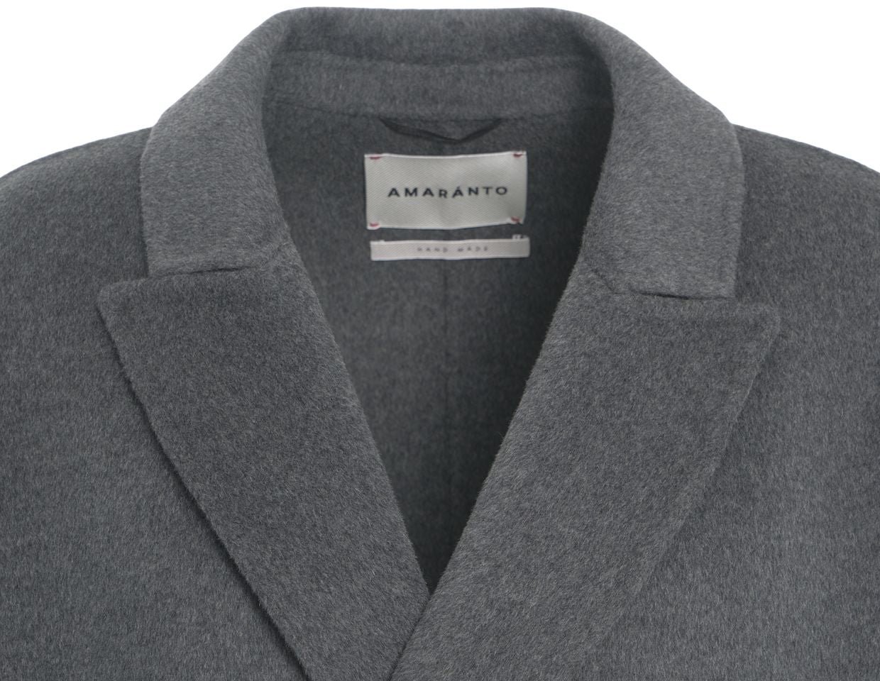 Amaranto Wool-cashmere blend coat Beige