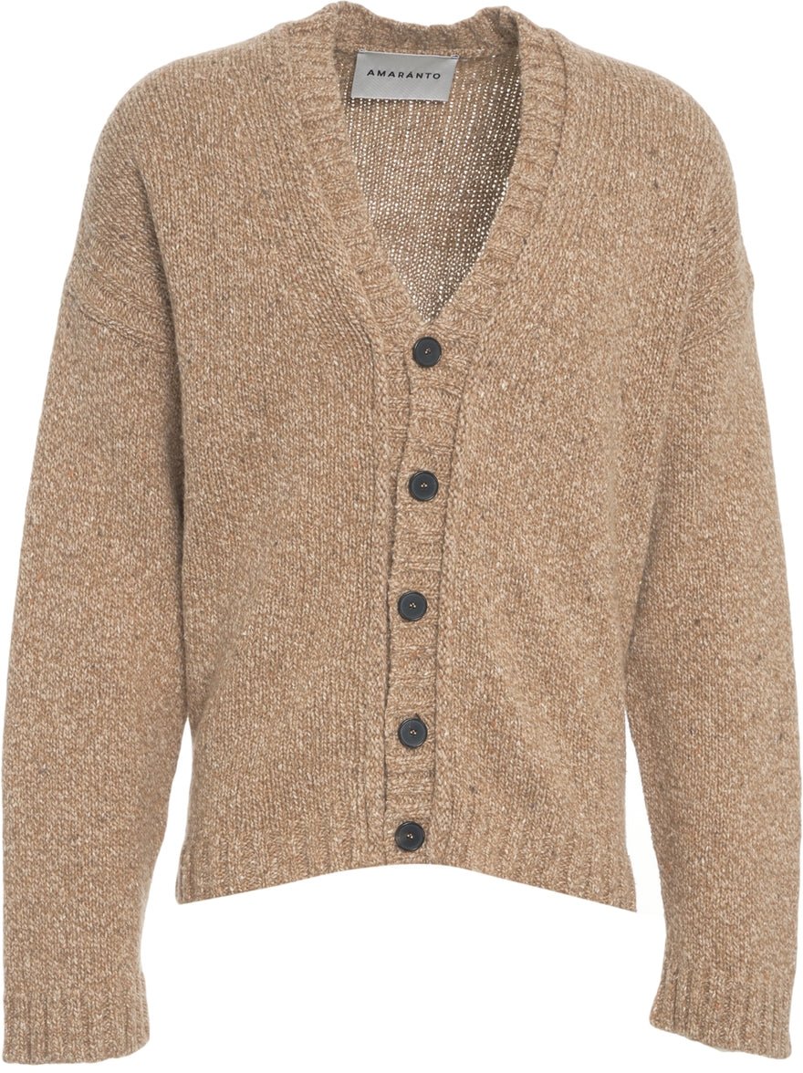 Amaranto Wool blend cardigan Bruin