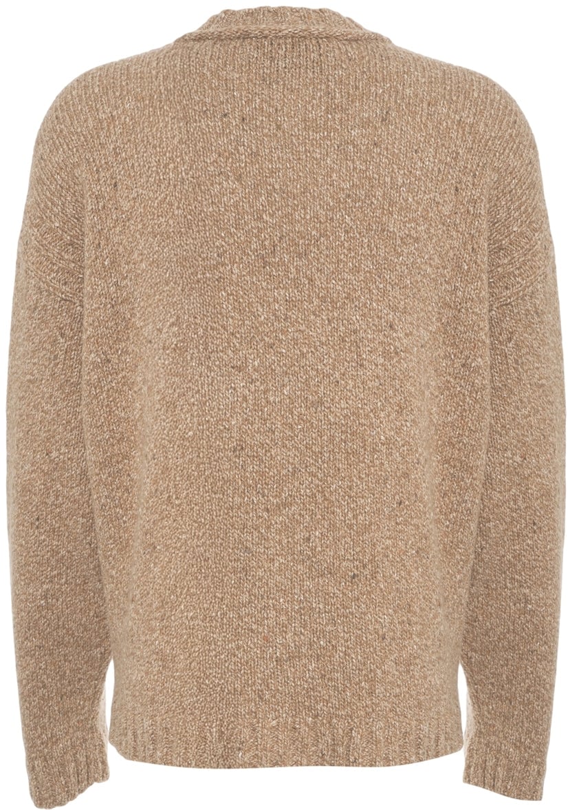 Amaranto Wool blend cardigan Bruin