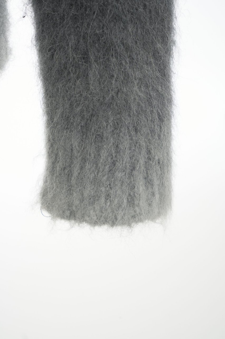 Amaranto Alpaca wool cardigan Beige