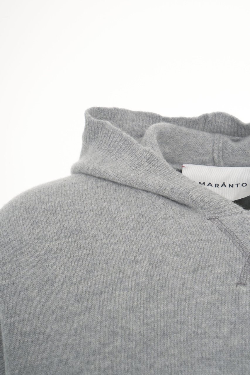 Amaranto Hooded sweater Beige
